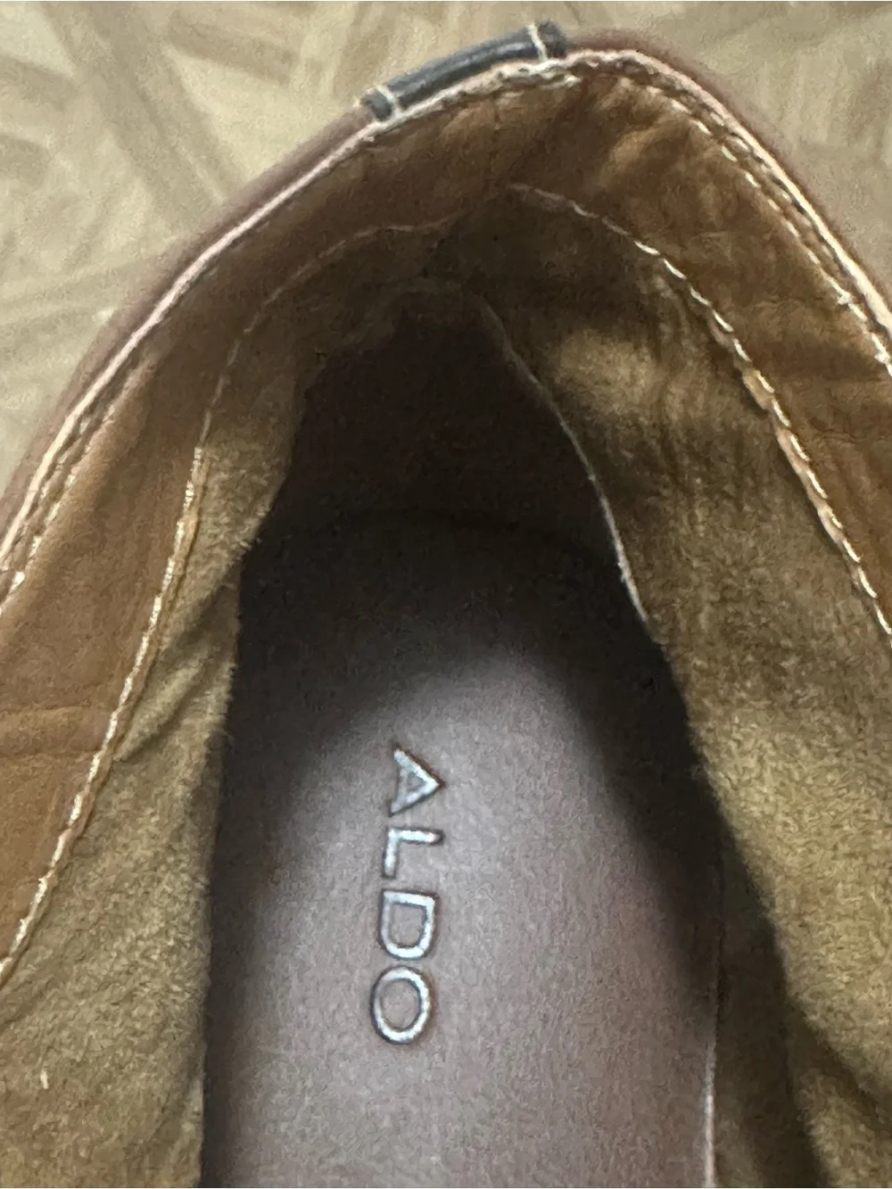 Aldo Brown Leather Chukka Boots